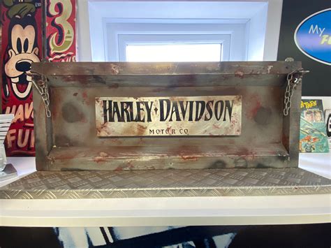 Harley Davidson Display Tailgate My Funky Stuff Man Cave Ts