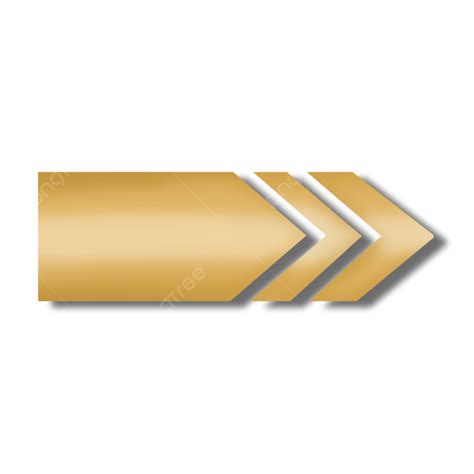 Hand Drawn Arrows Hd Transparent Hand Drawn Gold Arrow Sign Gold