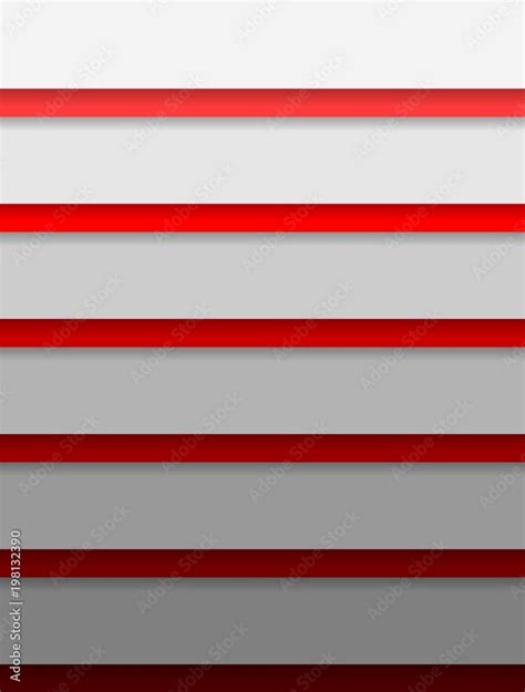 Red and grey stripes abstract minimal background Stock Vector | Adobe Stock