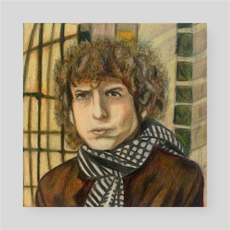 Bob Dylan Blonde On Blonde Portrait An Art Print By Alister Prins INPRNT