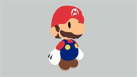 Cartoon Paper Mario D Model By Stellarstro E Sketchfab