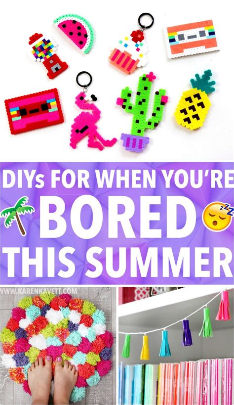 Easy Diy Ideas For When Youre Bored This Summer In 2021 Fun Easy