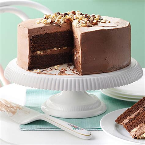 Mocha Hazelnut Torte Recipe | Taste of Home