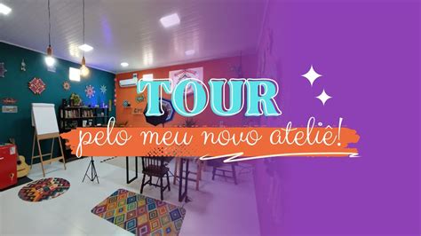 Tour pelo novo Ateliê da Magia Mila Mandalas YouTube