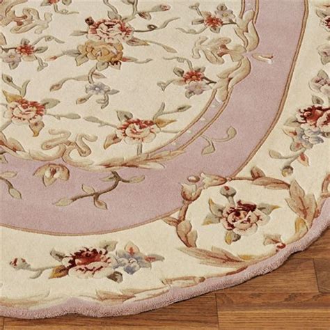 Rose Aubusson 49x75 Sculpted Oval Rug