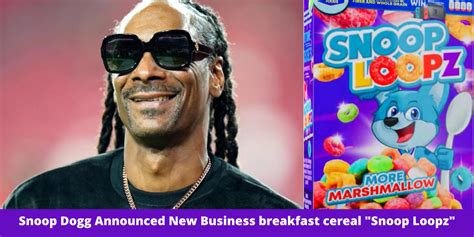 Snoop Dogg Announced New Business Breakfast Cereal Snoop Loopz