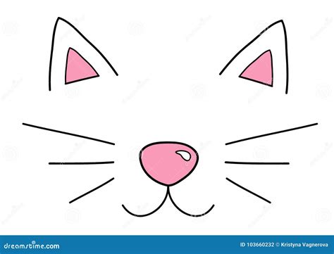 Cute Cat Ears Drawing - Cat's Blog