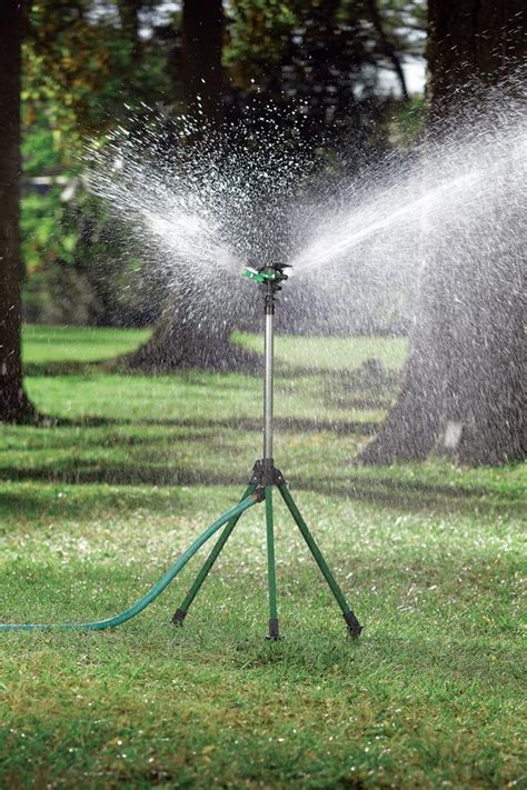 Tripod Standing Lawn Sprinkler Lawn And Garden