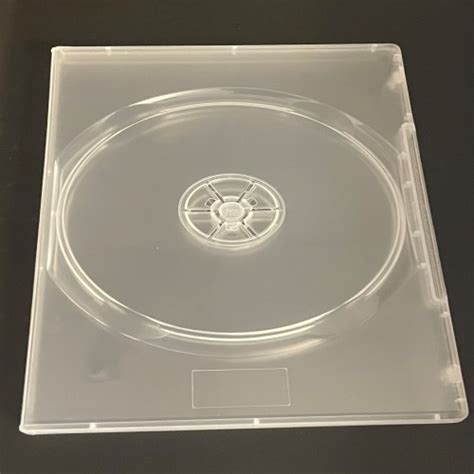 14mm Clear Standard Double Dvd Case