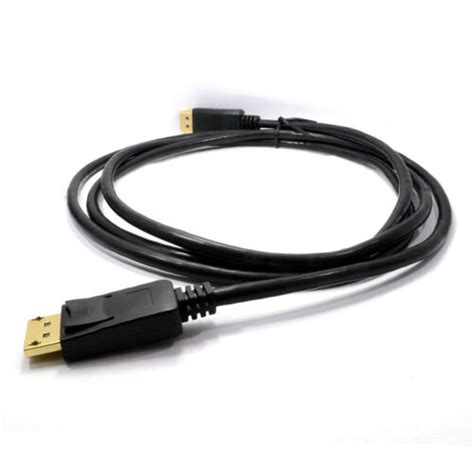 Kenable 2m DisplayPort Cable Plug To Plug HD Lead Display Port PC To