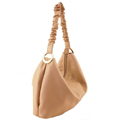 Bolsa Feminina De Ombro Couro Nude