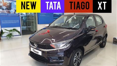 New Tata Tiago Xt New Midnight Plum Colour Detailed Review Youtube