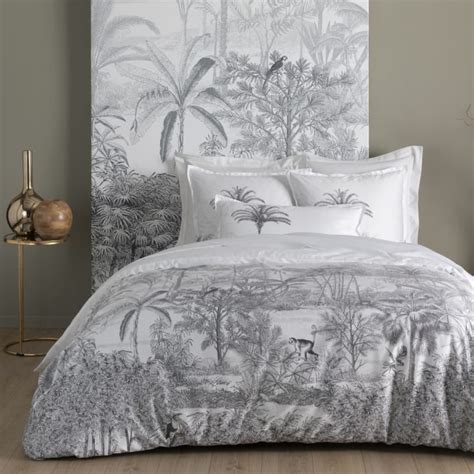 Housse De Couette En Satin De Coton Bio Blanc 220x240 AMAZONE Maisons