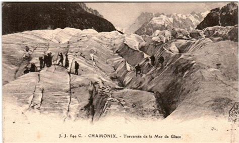 Chamonix Mont Blanc 4NN 746 CHAMONIX TRAVERSEE DE LA MER DE GLACE