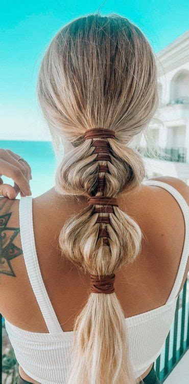 50 Cute Hairstyles For Any Occasion Leather In Braid