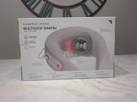 Sharper Image Realtouch Shiatsu Cordless Neck Massager Ebay