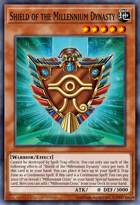 Shield Of The Millennium Dynasty Yu Gi Oh Card Database Ygoprodeck