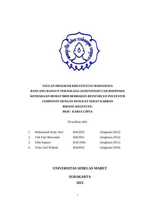 Pdf Universitas Sebelas Maret Surakarta Filemembuat Desain Body