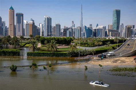 3 dead amid heavy flooding caused by record rain in the UAE