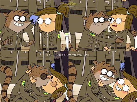 Regular Show Rigby And Eileen Kiss