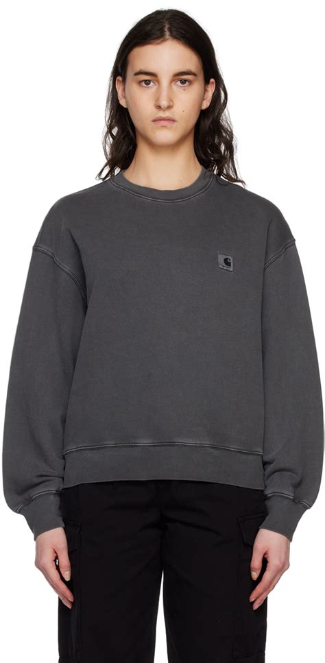 Carhartt Work In Progress Black Nelson Sweatshirt Carhartt Wip