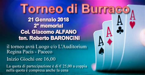 Torneo Di Burraco Bersaglieri Paceco