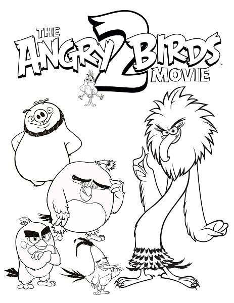 Angry Birds Movie 2 Coloring Pages & coloring book.