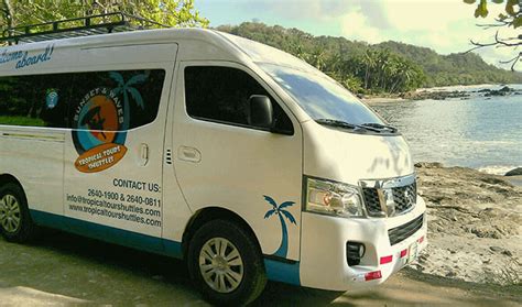 Montezuma To San Jose Airport Shuttle Bus 50 Tropical Tours