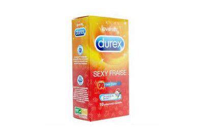 Durex Pr Servatif Sexy Fraise Pr Servatifs