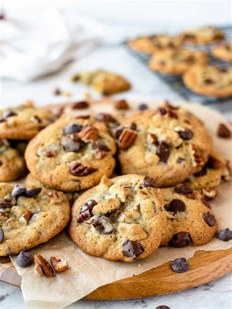 Chocolate Chip Pecan Cookies Soft And Yummy Marcellina In Cucina