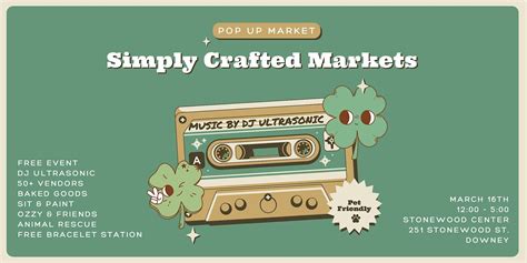 Simply Crafted Markets Pop Up Market - The Stonewood Center, Stonewood ...