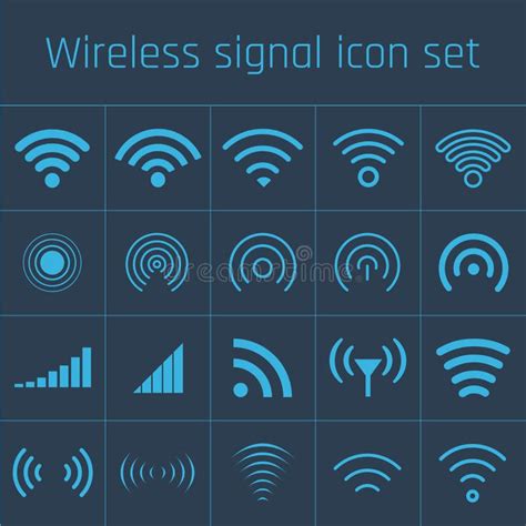 Wifi Icon Vector Wlan Access Wireless Wifi Hotspot Signal Sign Icon