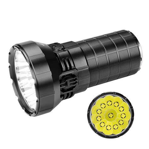 IMALENT MS12 Mini Tactical Flashlight 65000 Lumens With 12 CREE XHP 70