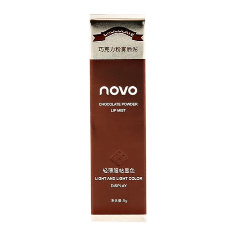 Жидкая матовая помада ‘NOVO’ Chocolate labial glair | отзывы