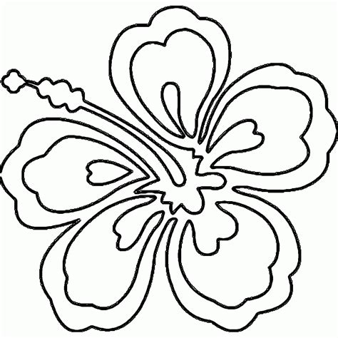 Hawaiian Flower Coloring Pages Png 47872 The Best Porn Website