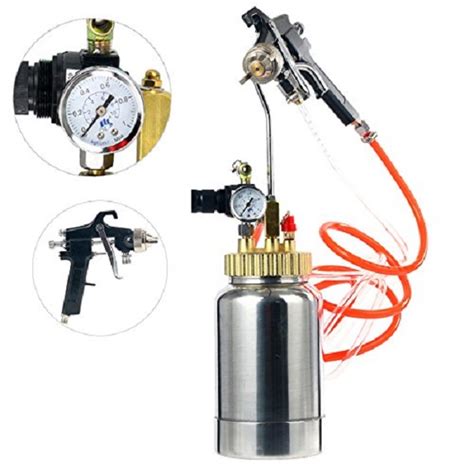 Yaetek 2l 2 Quart Pressure Pot With Gun And Hose Paint And Body Spray