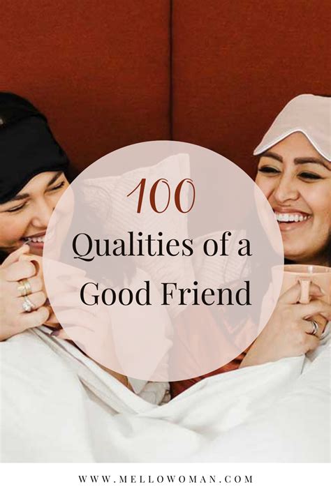 100 Qualities Of A Good Friend