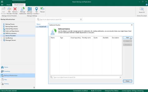 Step Launch New Subtenant Wizard Veeam Cloud Connect Guide