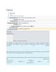 Física Puntos extra sermana 3 autocalificable pdf Física 1 Mis