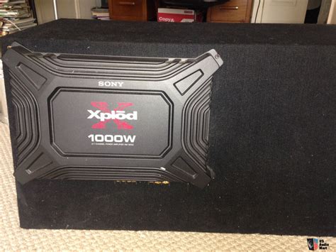 Sony Xplod Dual 12 1000W Subwoofers Ported Enclosure Photo 1069958