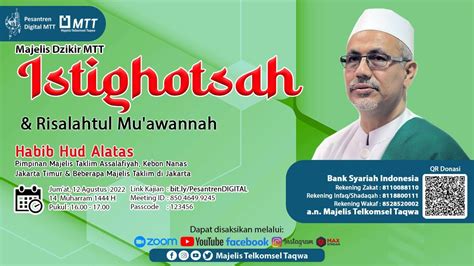 Istighotsah Dan Kajian Kitab Risalatul Mu Awwanah Bersama Habib Hud