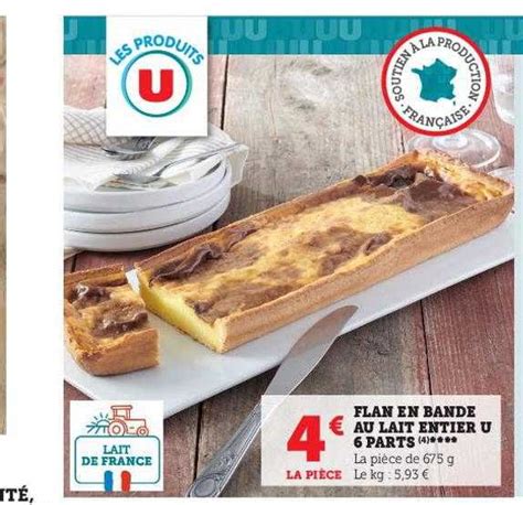 Promo Flan En Bande Au Lait Entier U 6 Parts Chez Hyper U ICatalogue Fr