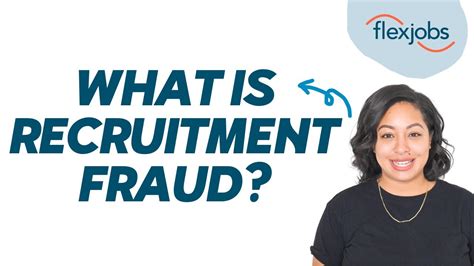 What Is Recruitment Fraud 4 Ways To Spot The Signs YouTube