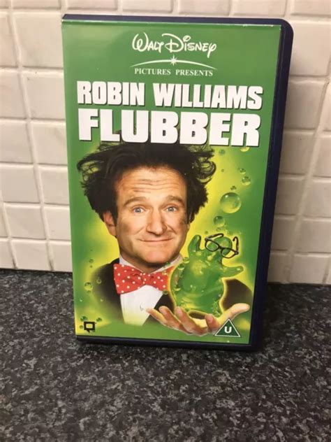 Walt Disney Flubber Vhs Robin Williams Vgc Video Tape Eur