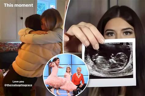 ‘ellen Star Sophia Grace Brownlee Pregnant Cousin Rosie Mcclelland Reacts