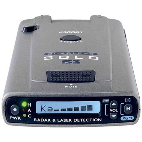 Escort Cordless Solo S2 Radar Laser Detector Free Shipping Today