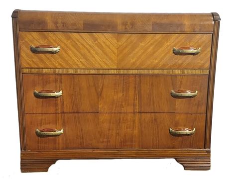 Art Deco Waterfall Dresser Etsy