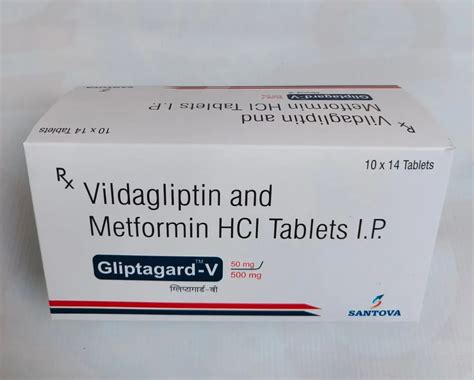 Gliptagard V 50 500mg Vildagliptin Metformin Hcl Tablet 50 Mg At Rs 1450 Box In Hyderabad