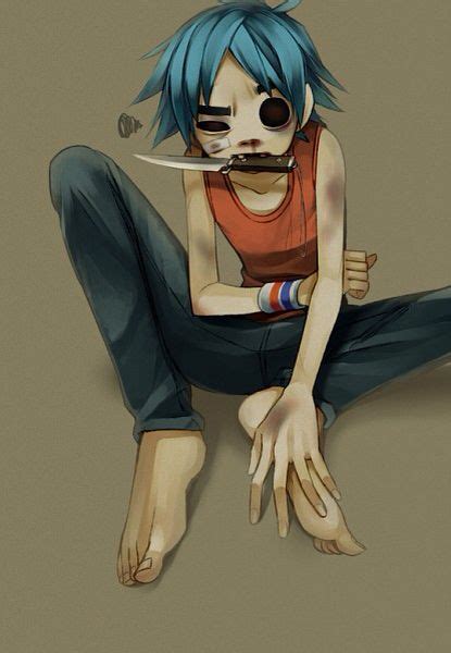 Gorillaz 2D Stuart Pot Gorillaz Arte De Gorillaz Dibujos De