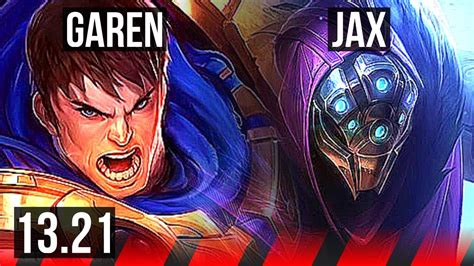 Garen Vs Jax Top 8 2 4 1 0m Mastery Dominating Euw Master 13